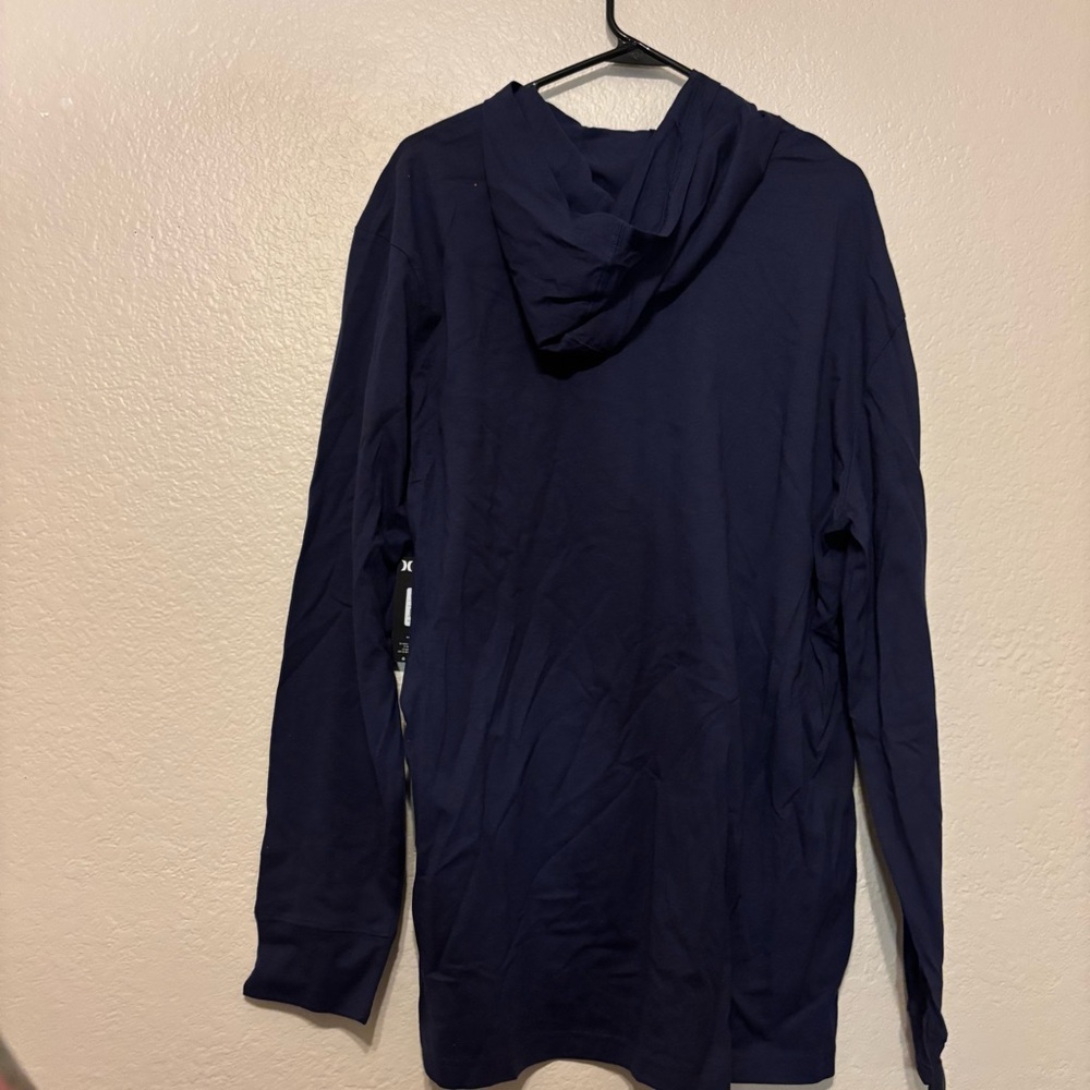 XL New with Tags Hurley Navy Hoodie with White Circular Logo - Picture 3 of 5